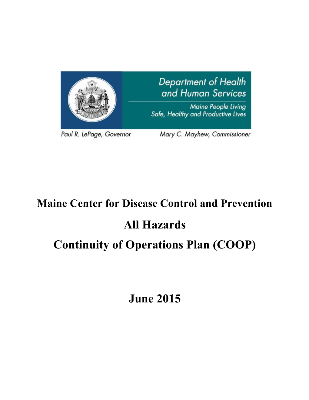 Maine Center for Disease Control and Prevention