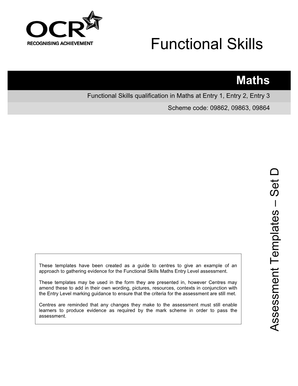 Functional Skills Maths: Entry Level 3