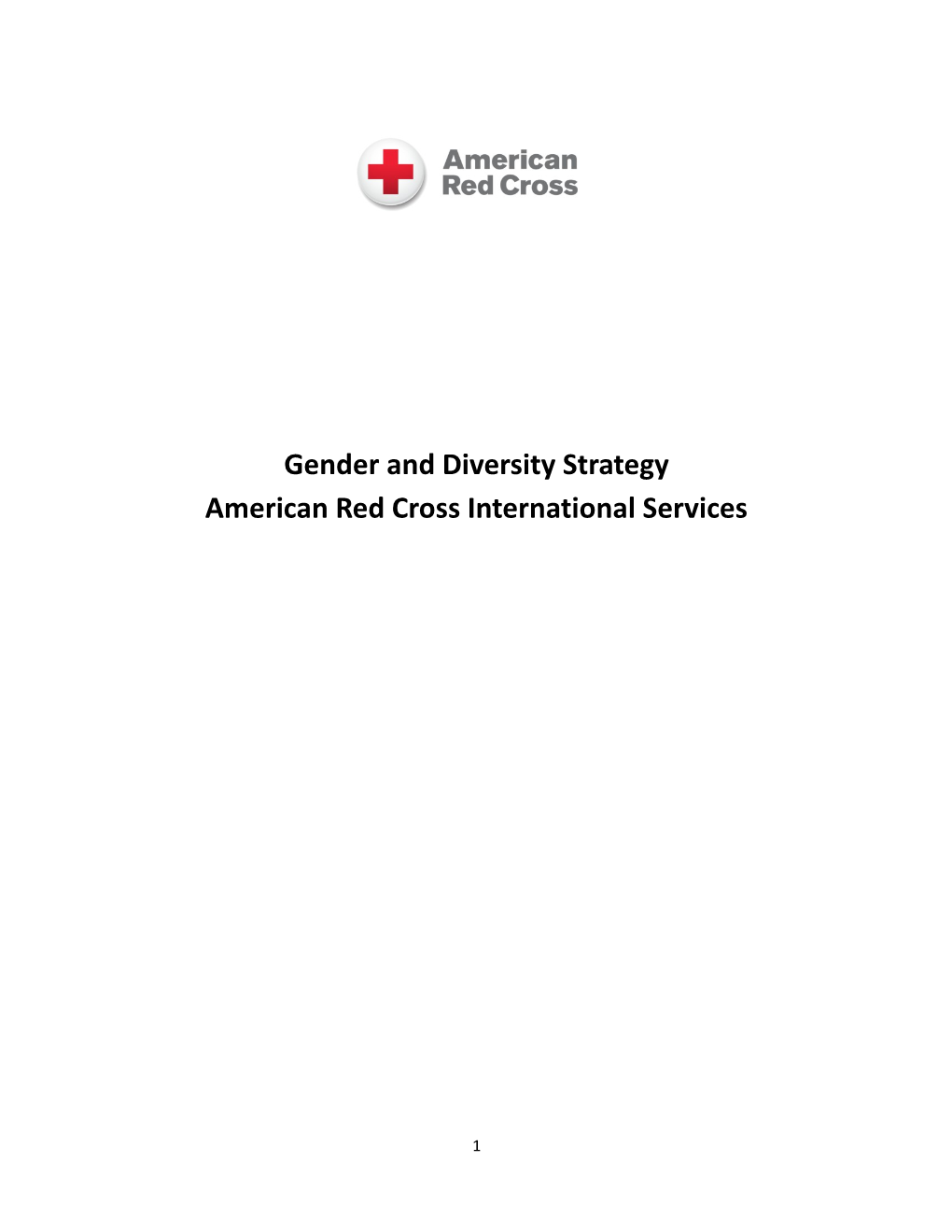 Gender and Diversity Strategy