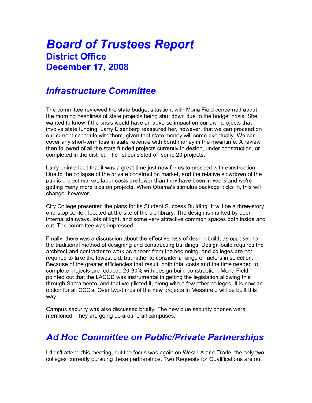 Board of Trustees Report s3