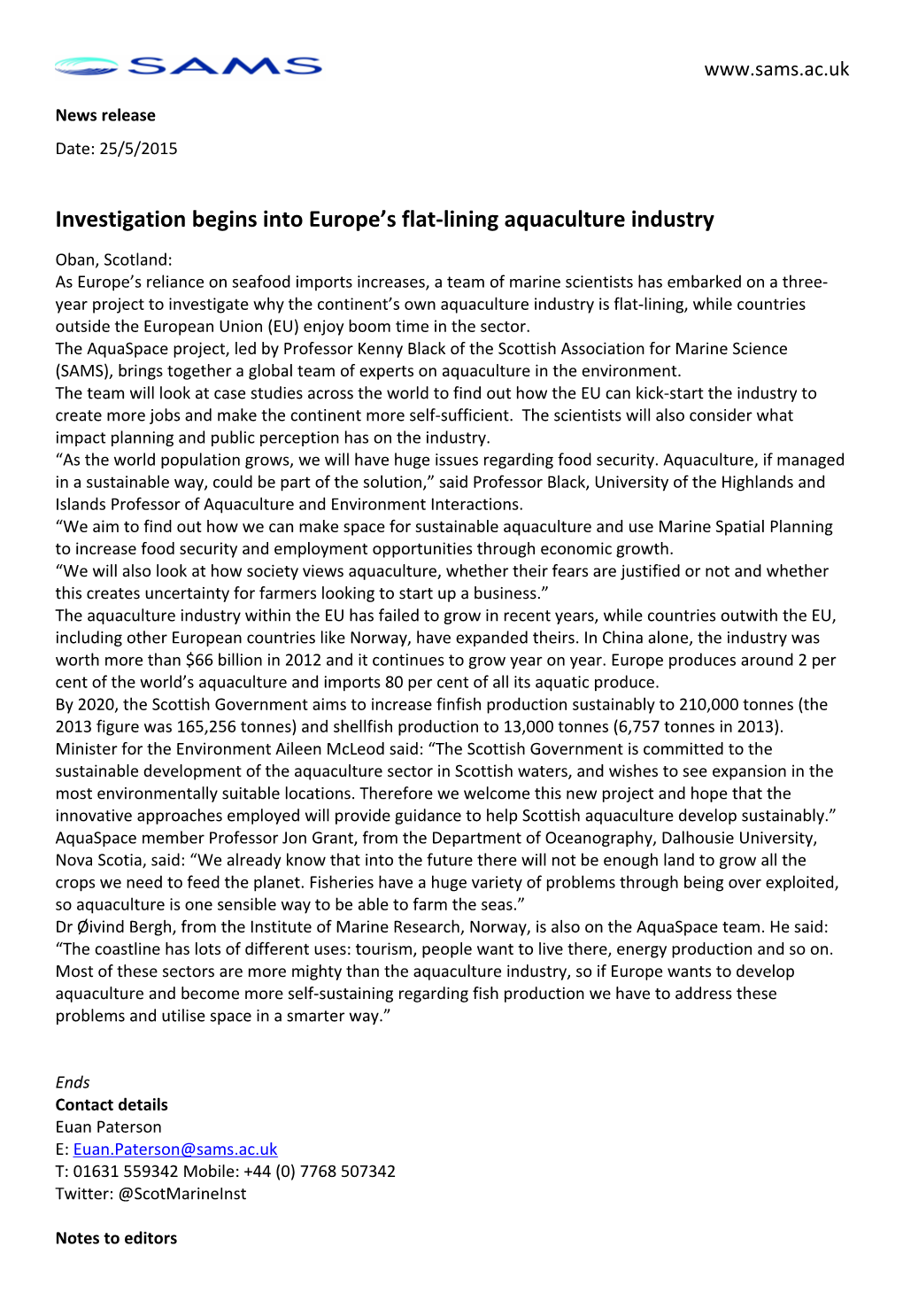 Investigation Begins Into Europe S Flat-Lining Aquaculture Industry