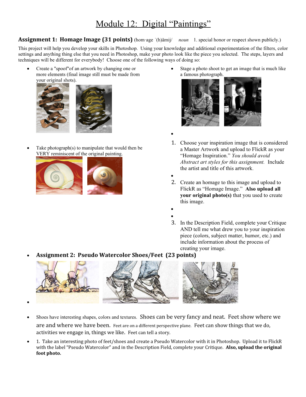 Module 12: Digital Paintings