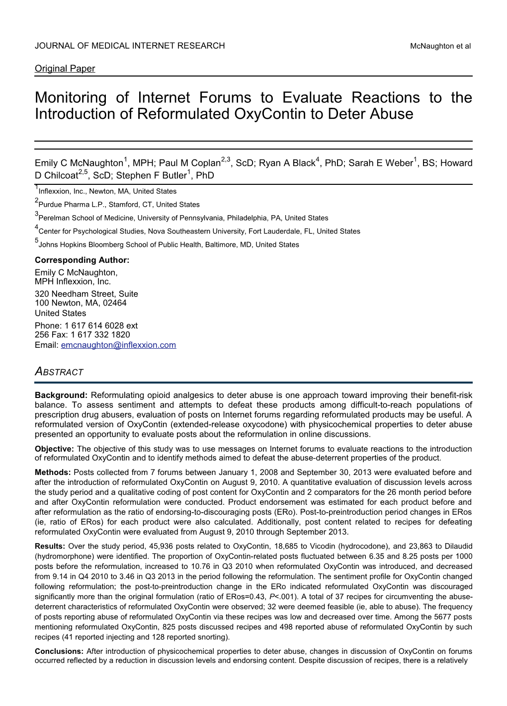 Monitoring of Internet Forums to Evaluate Reactions to the Introduction of Reformulated