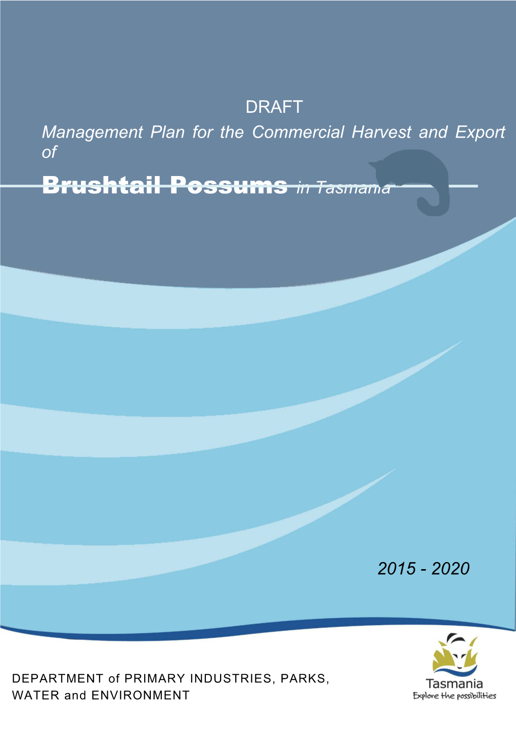 Management Plan for the Commercial Harvest and Export Of