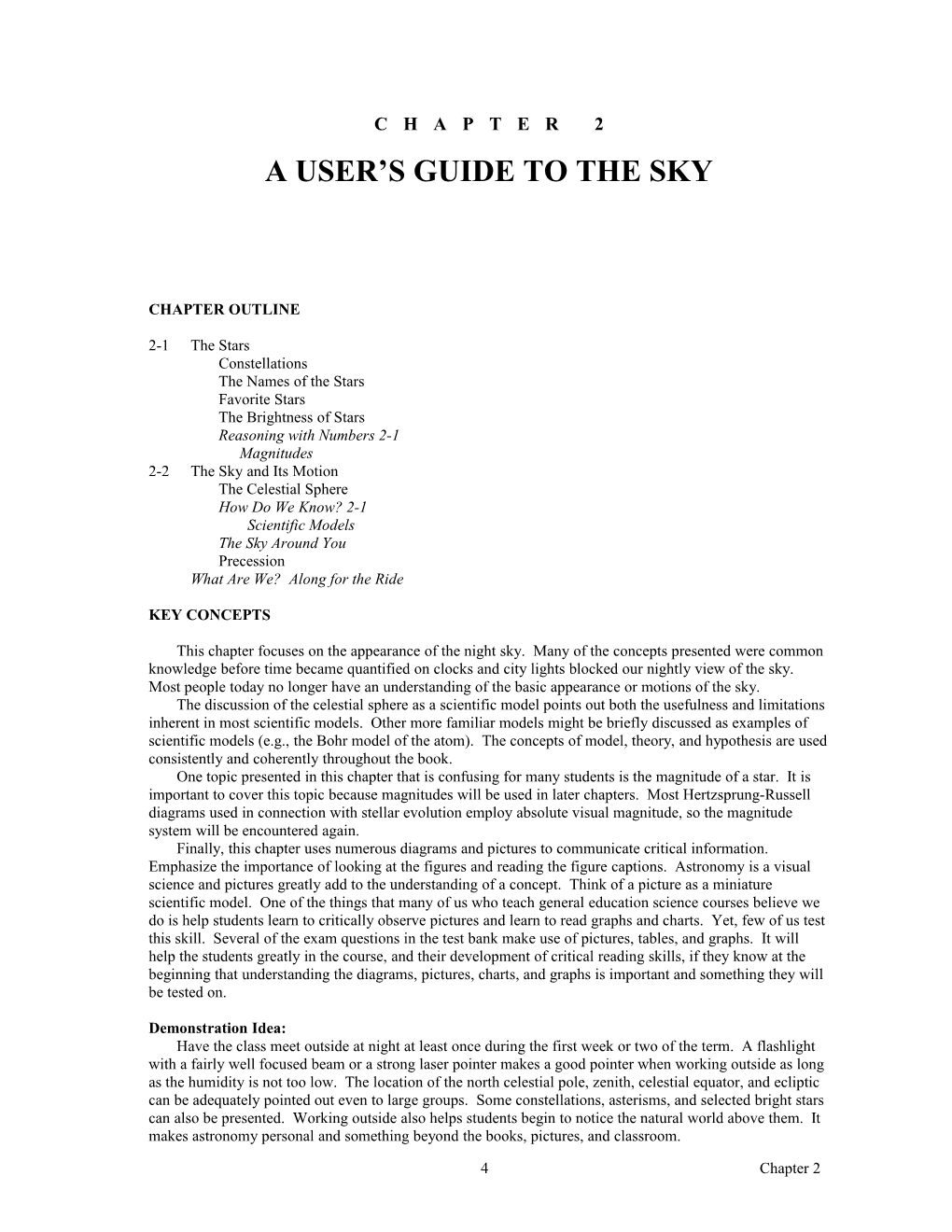 A User S Guide to the Sky