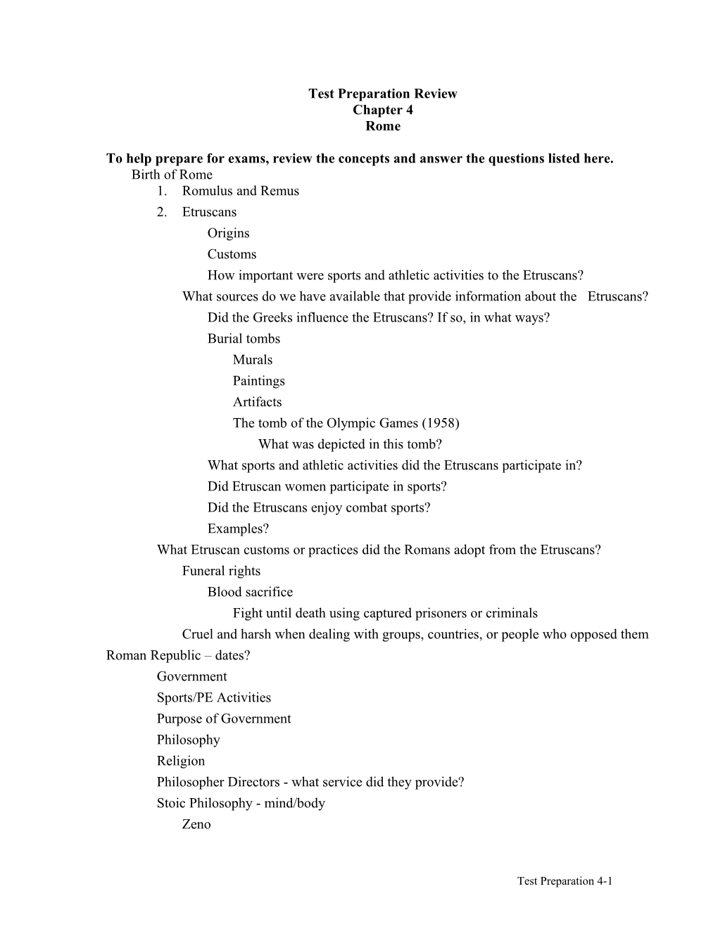 Chapter 4 Study Guide s3
