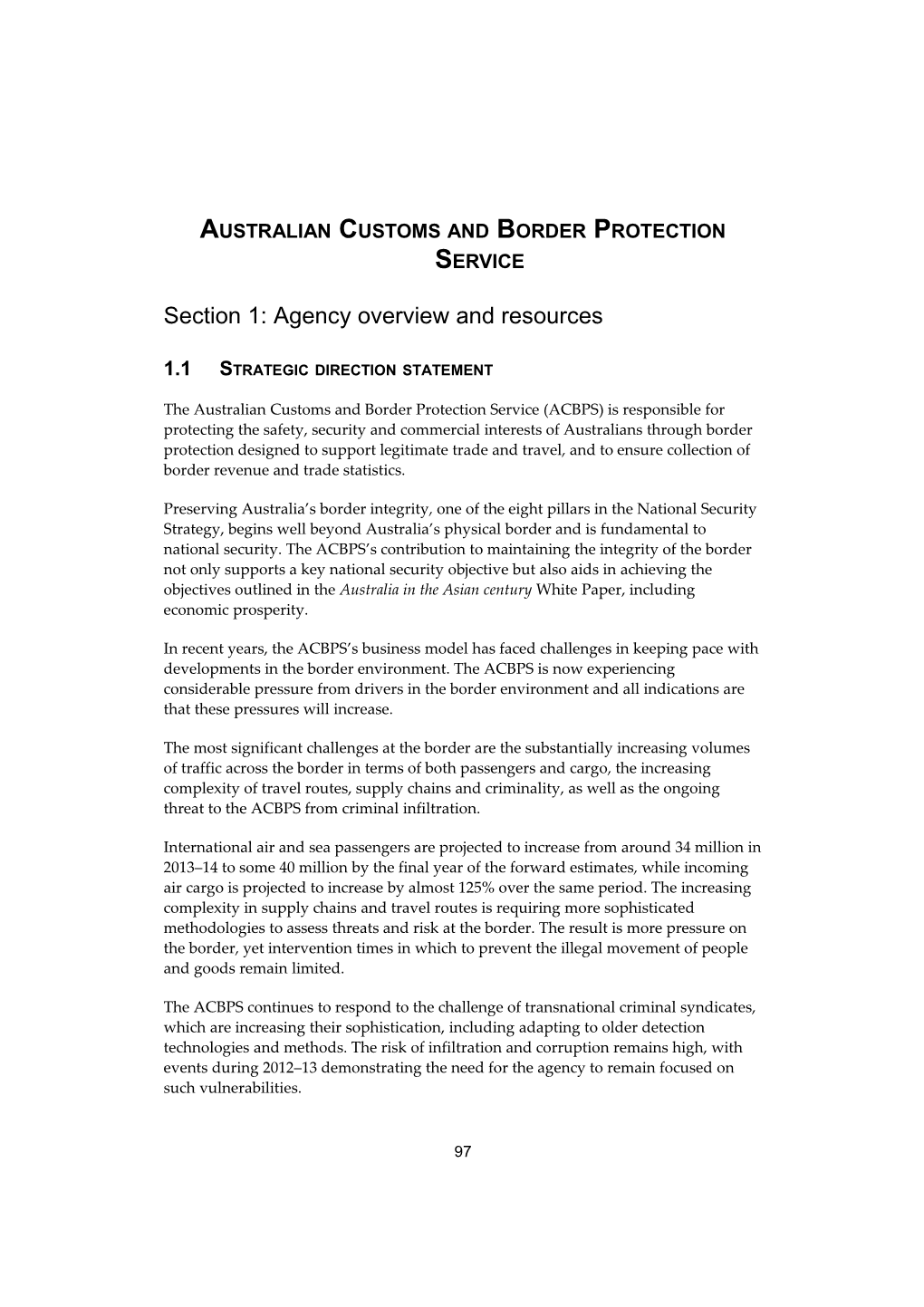 Australian Customs and Border Protection Service