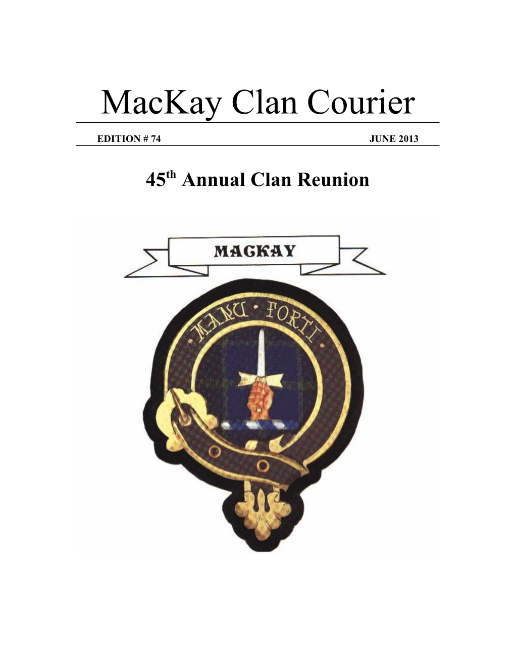 Mackay Clan Grand Council