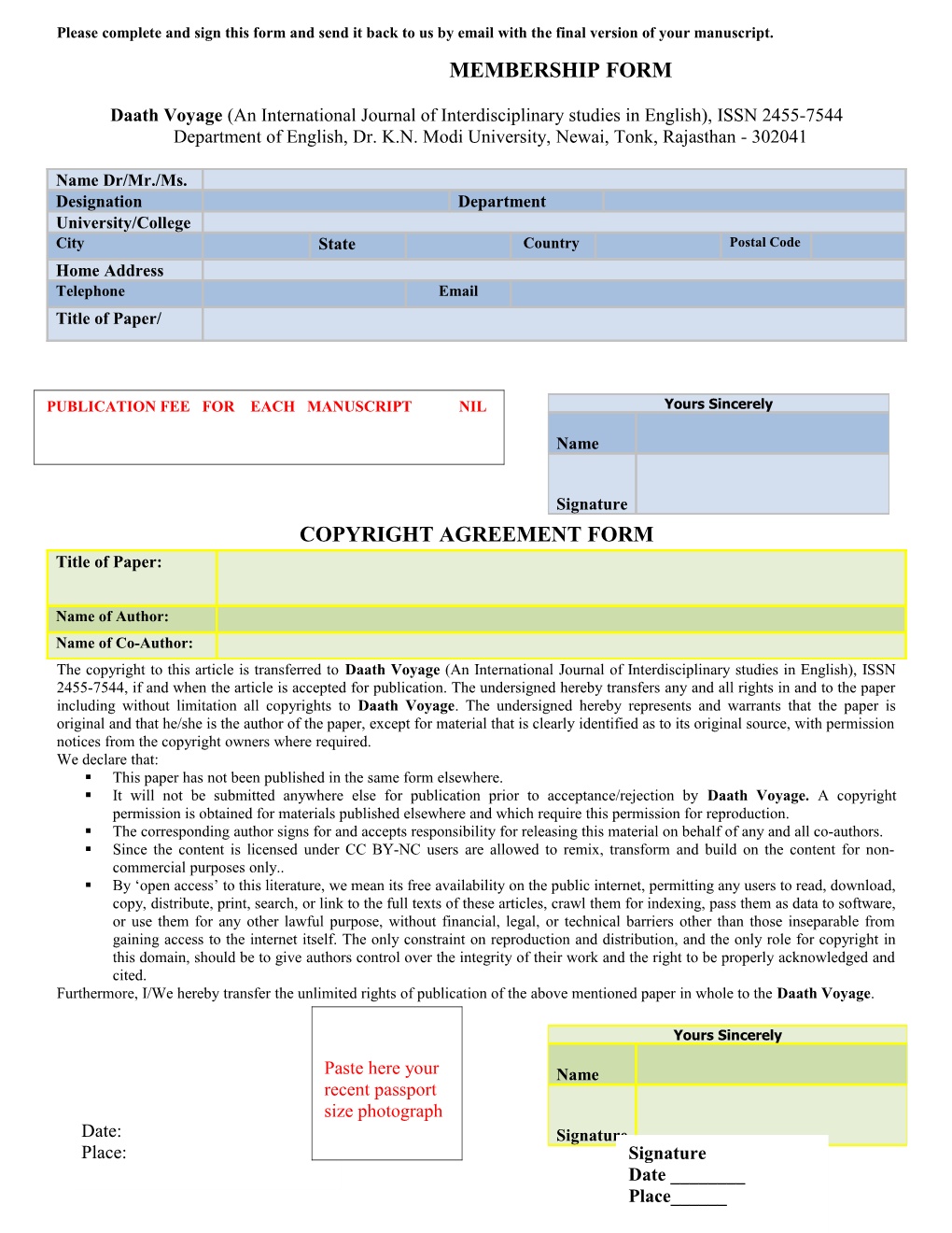 Please Complete and Sign This Form and Send It Back to Us by Email with the Final Version s1