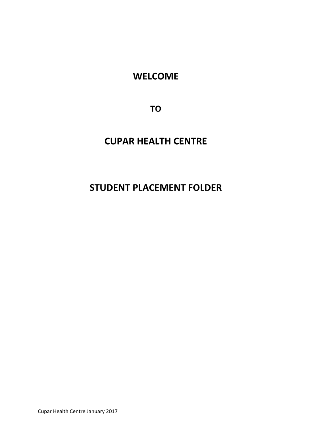 Cupar Health Centre