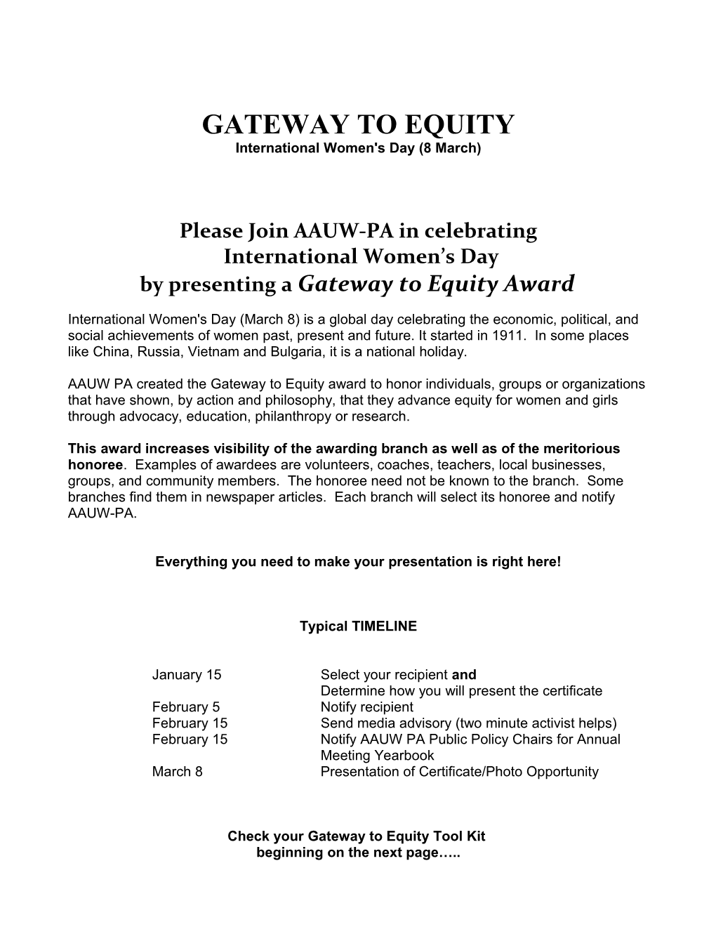 Please Join AAUW-PA in Celebrating