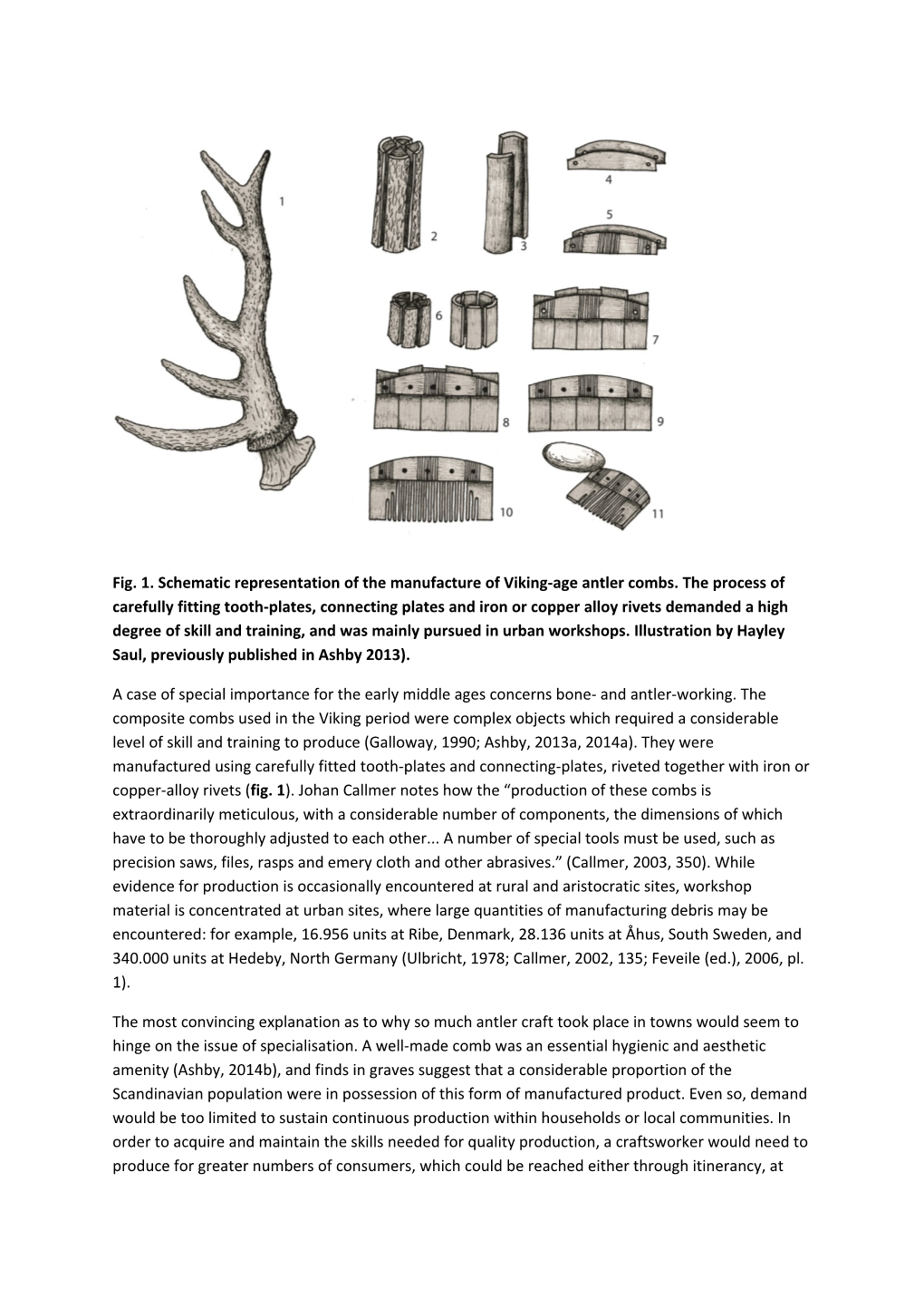 Craft Specialists and Reindeer Antler in Viking Towns