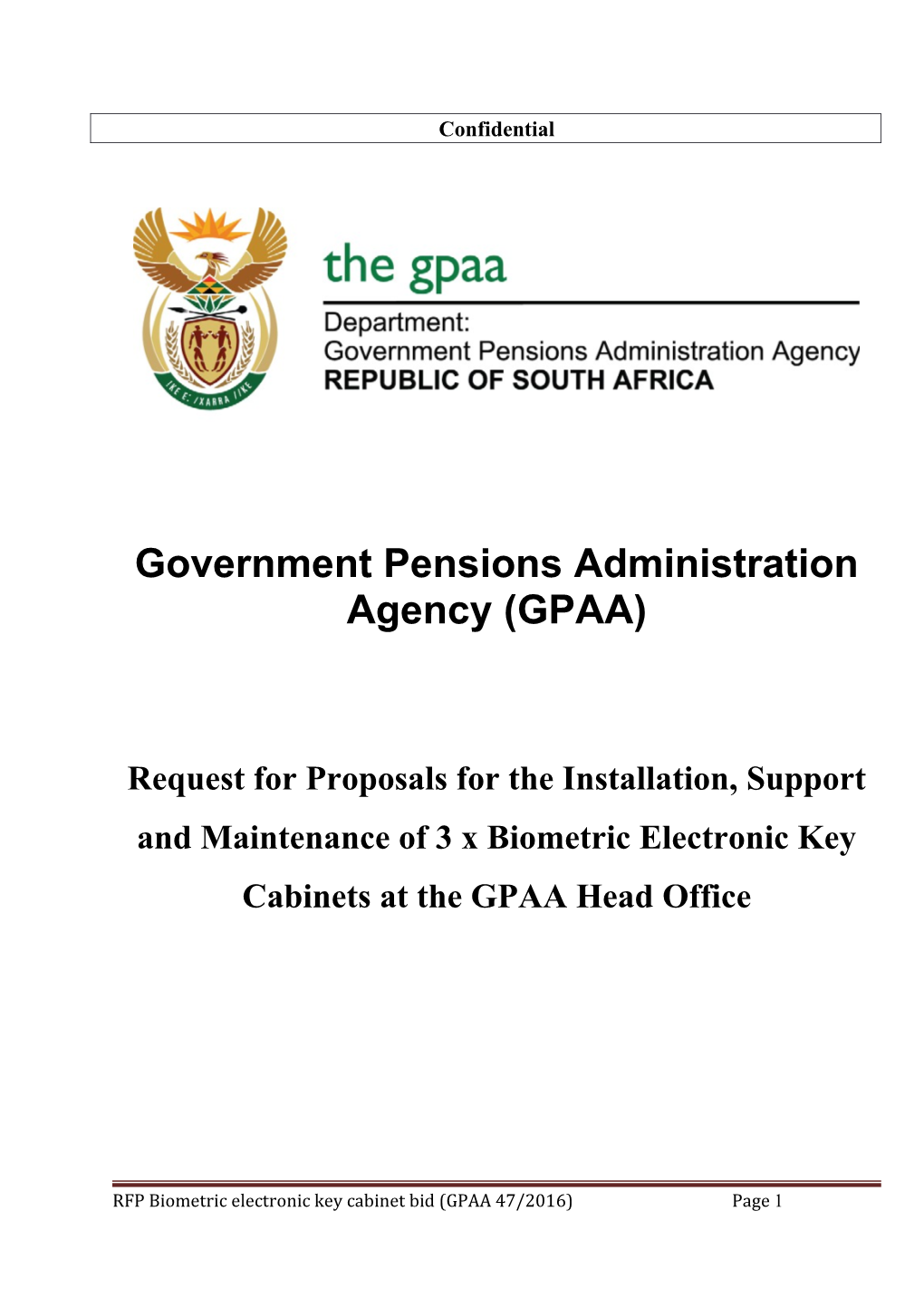 Government Pensions Administration Agency (GPAA)