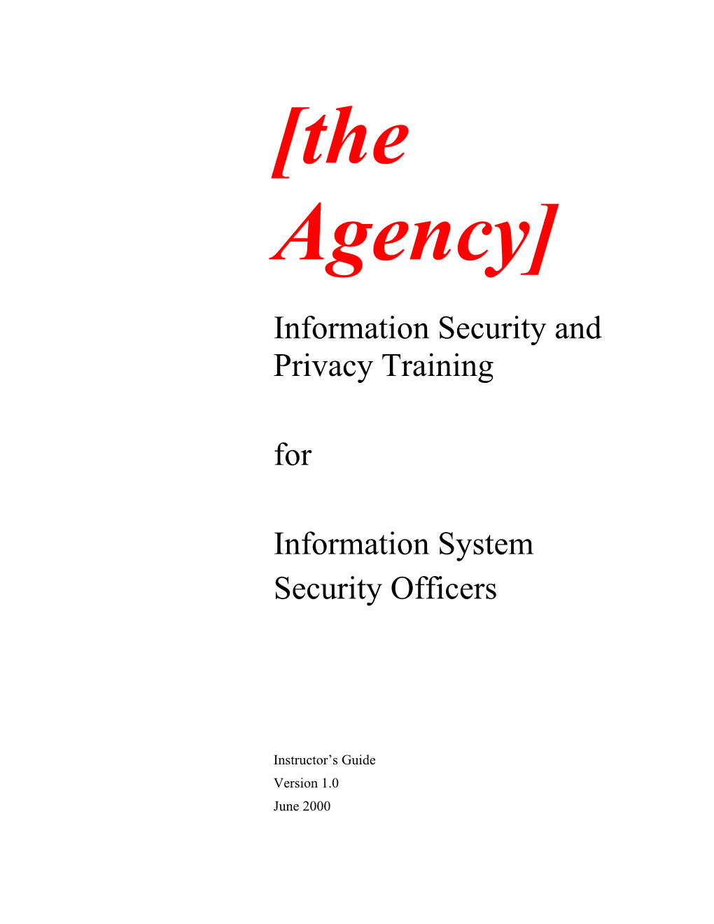 Information Systems Protection Program