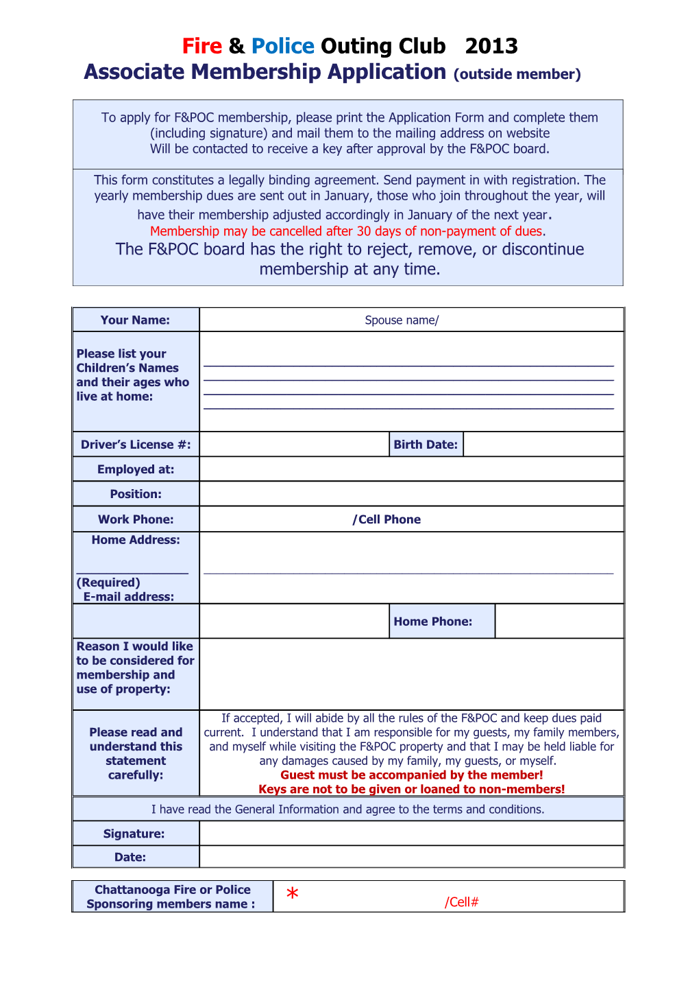 ASTP Membership Application Form