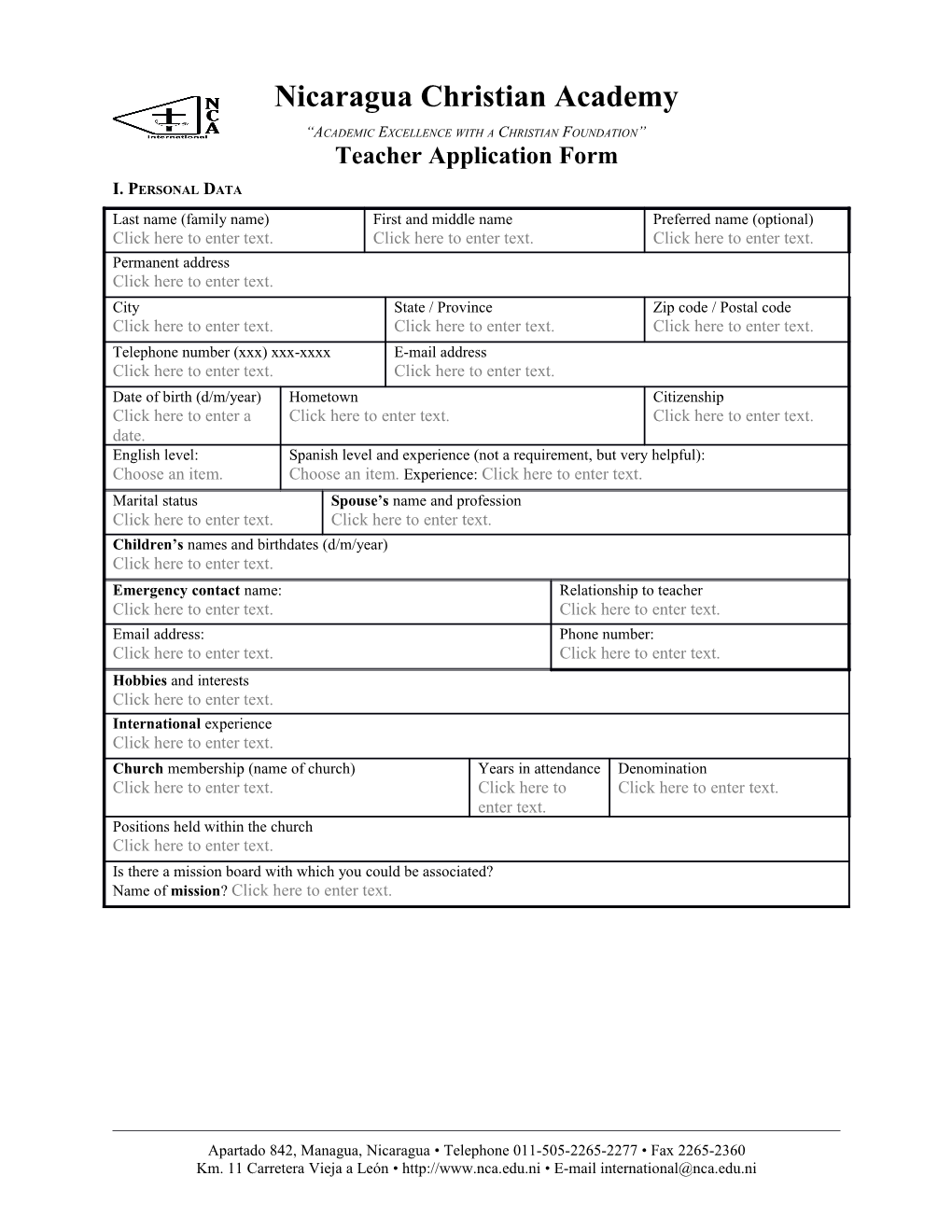 Teacher Application Form s3