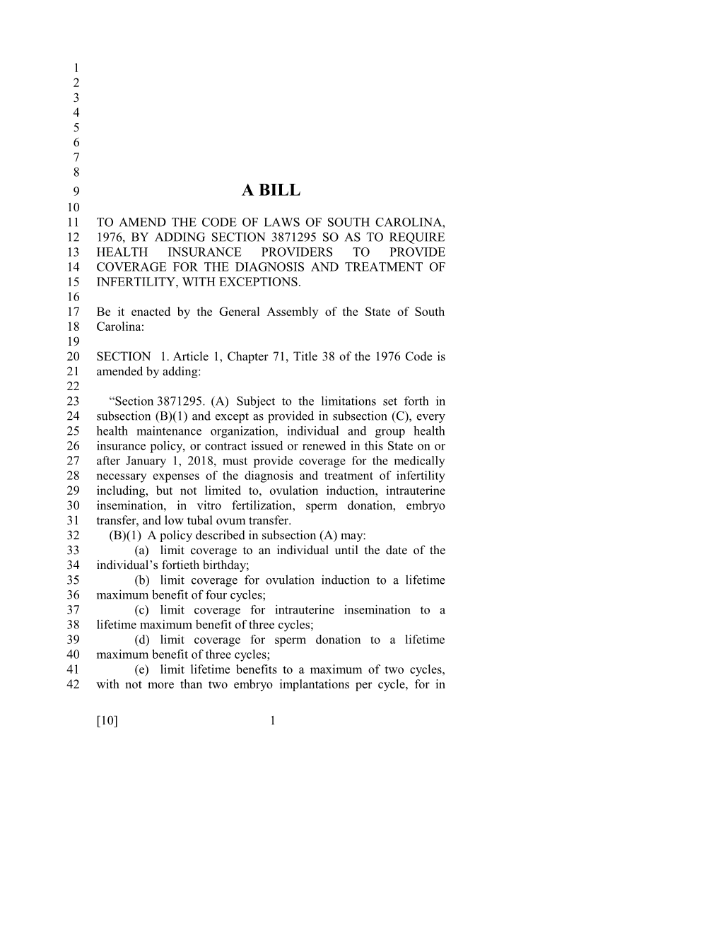 2017-2018 Bill 10 Text of Previous Version (Dec. 13, 2016) - South Carolina Legislature Online