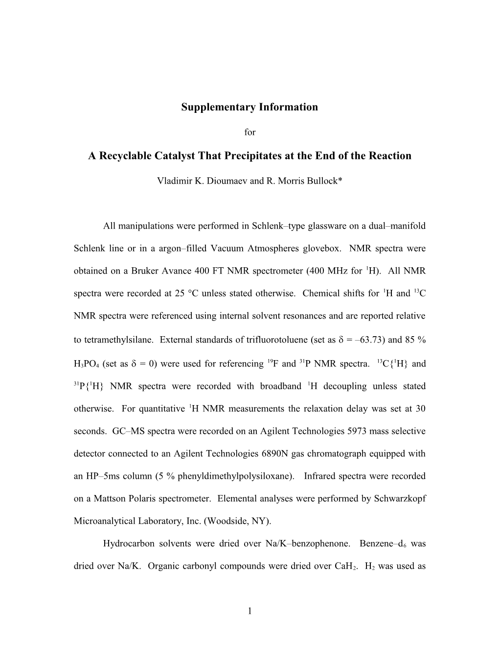 Catalytic Ionic Hydrogenation Catalysts for Ketone Hydrogenation Using Improved Mo And