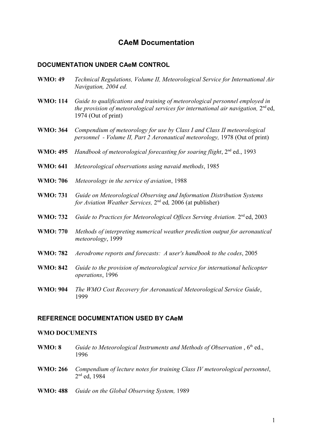 Attend the WMO Inter-Commission Task Team (ICTT) on the Quality Management Framework In