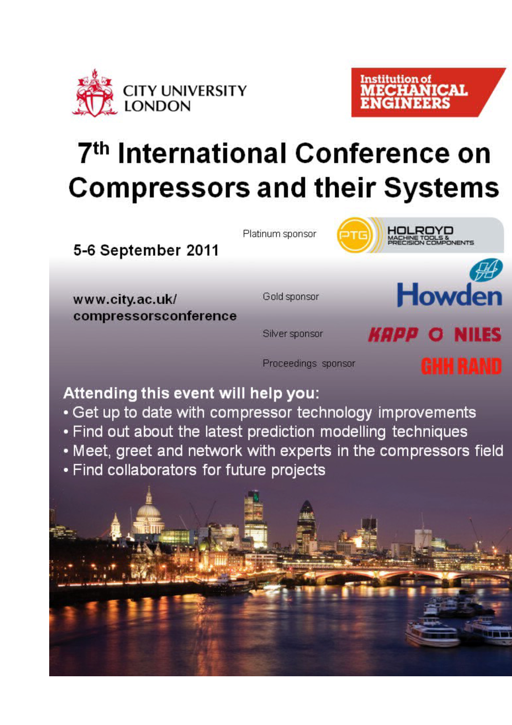 International Conference on Compressors and Their Systems