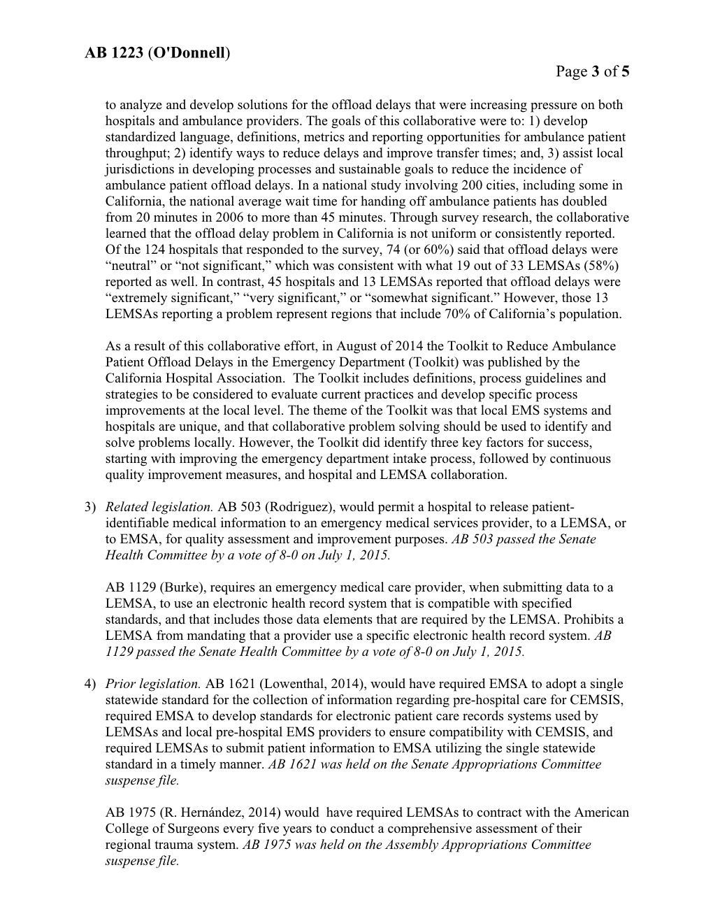 AB 1223 (O'donnell) Page 2 of 2