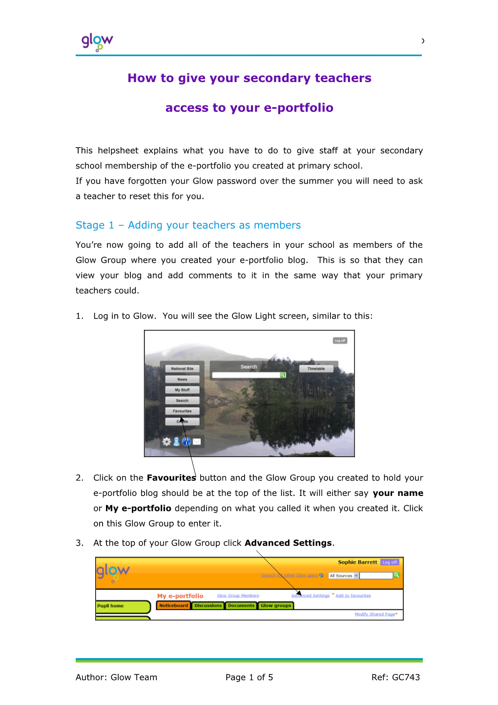 How to Create an E-Portfolio - GC719 V2.1