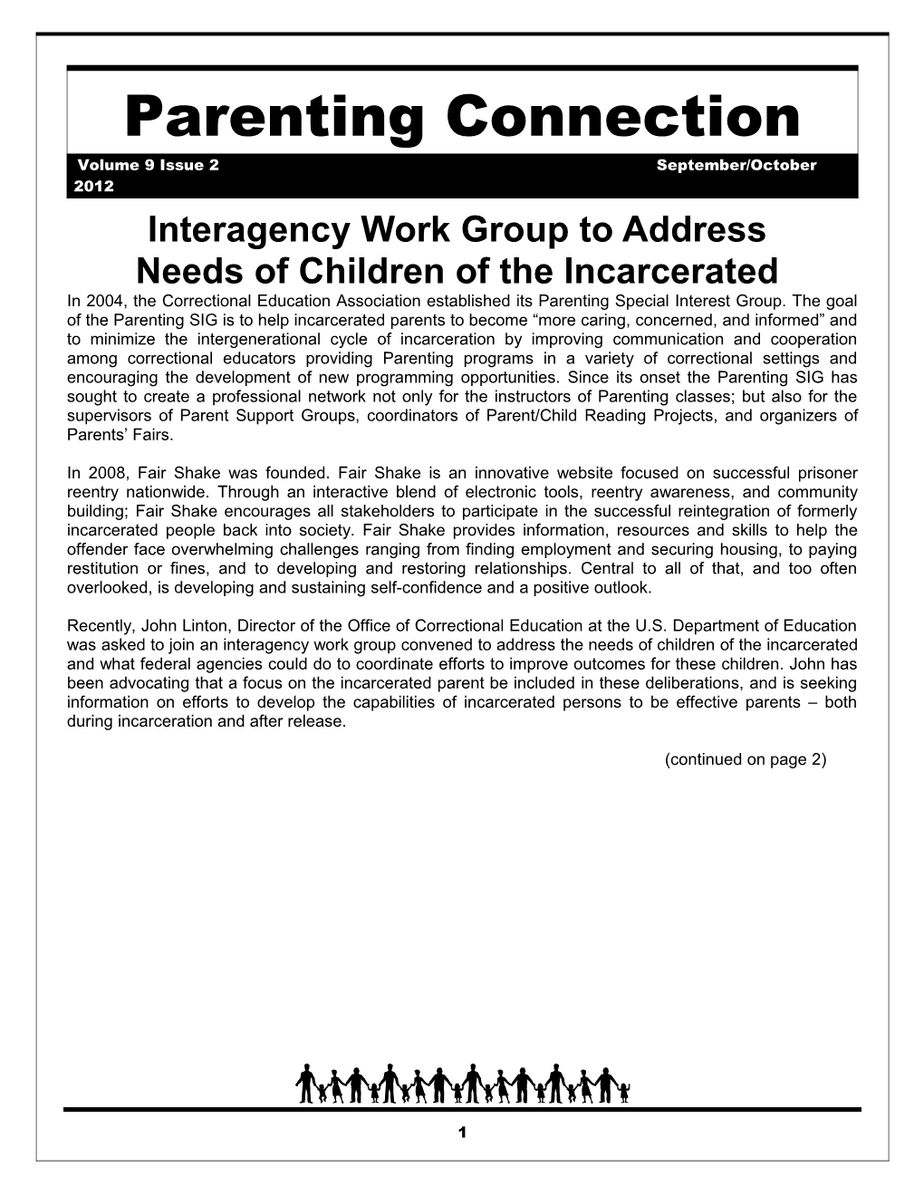 Interagency Work Group to Address