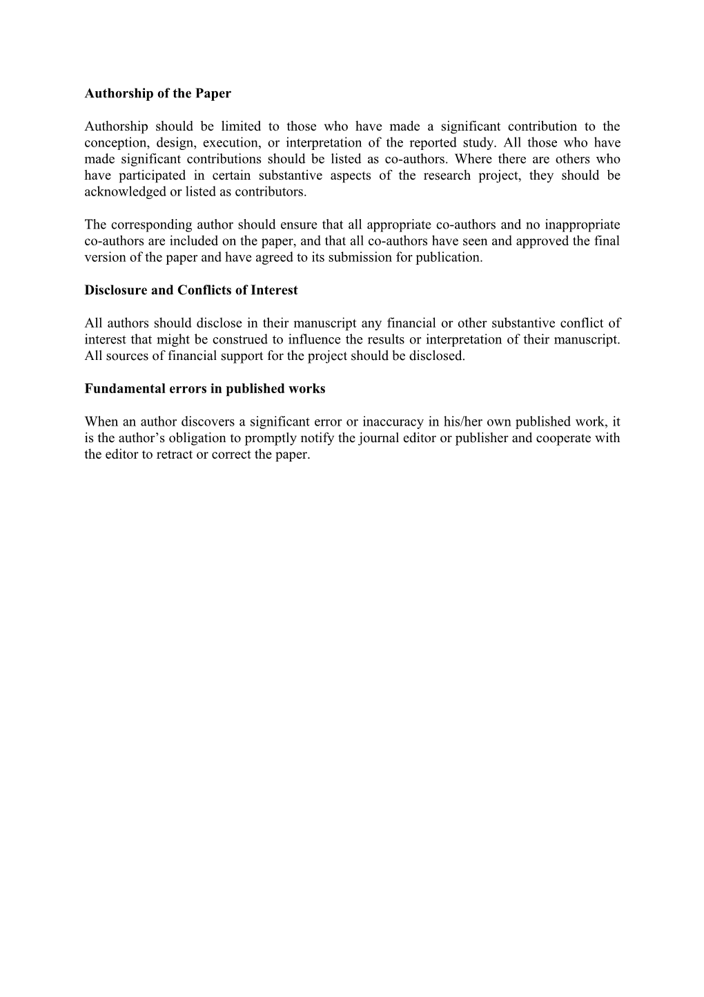 Publication Ethics and Publication Malpractice Statement