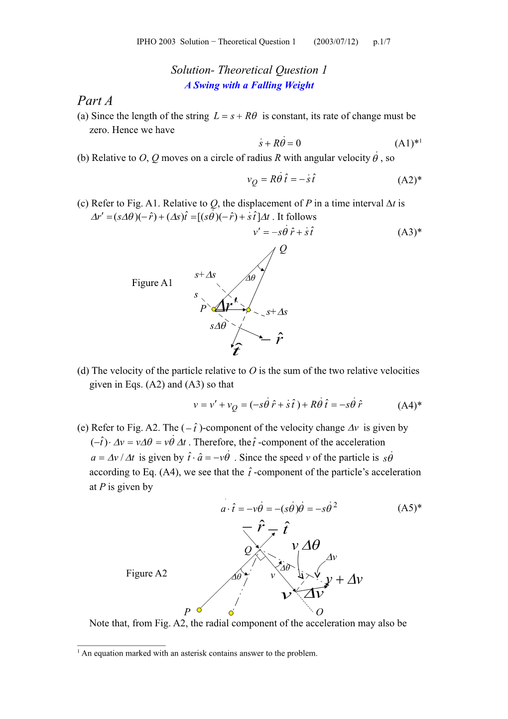 Solution- Theoretical Question 1