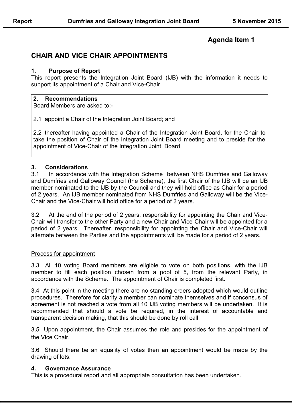 Committee Report to 13 May 2008 s4