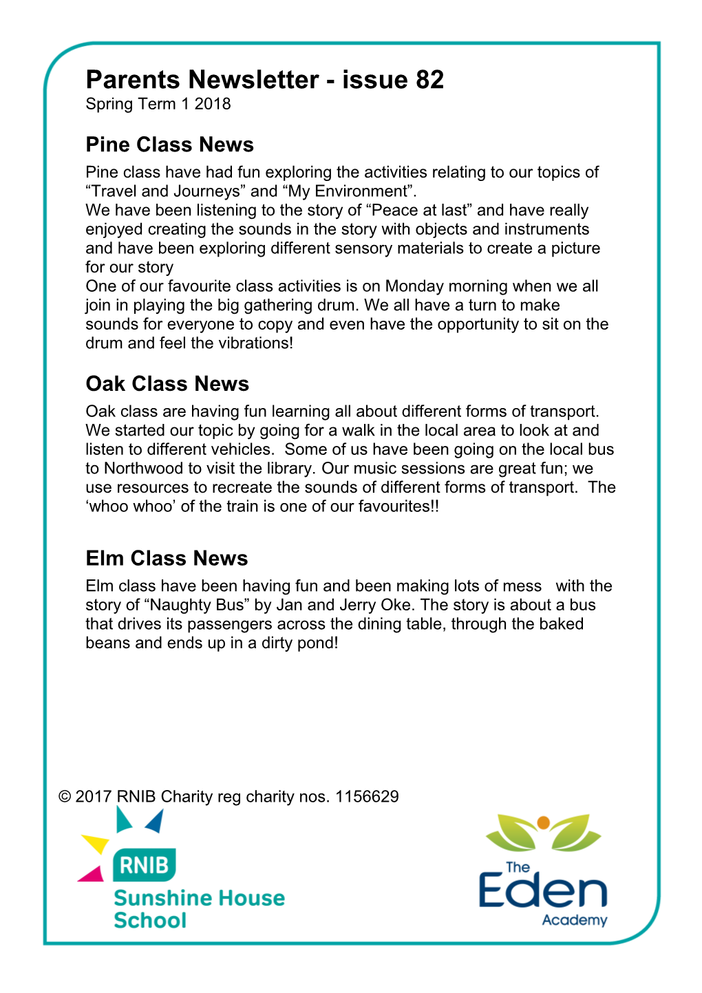 Parents Newsletter - Issue 82