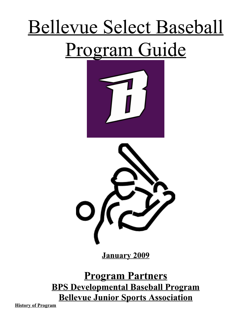 BPS Developmental Baseball Program