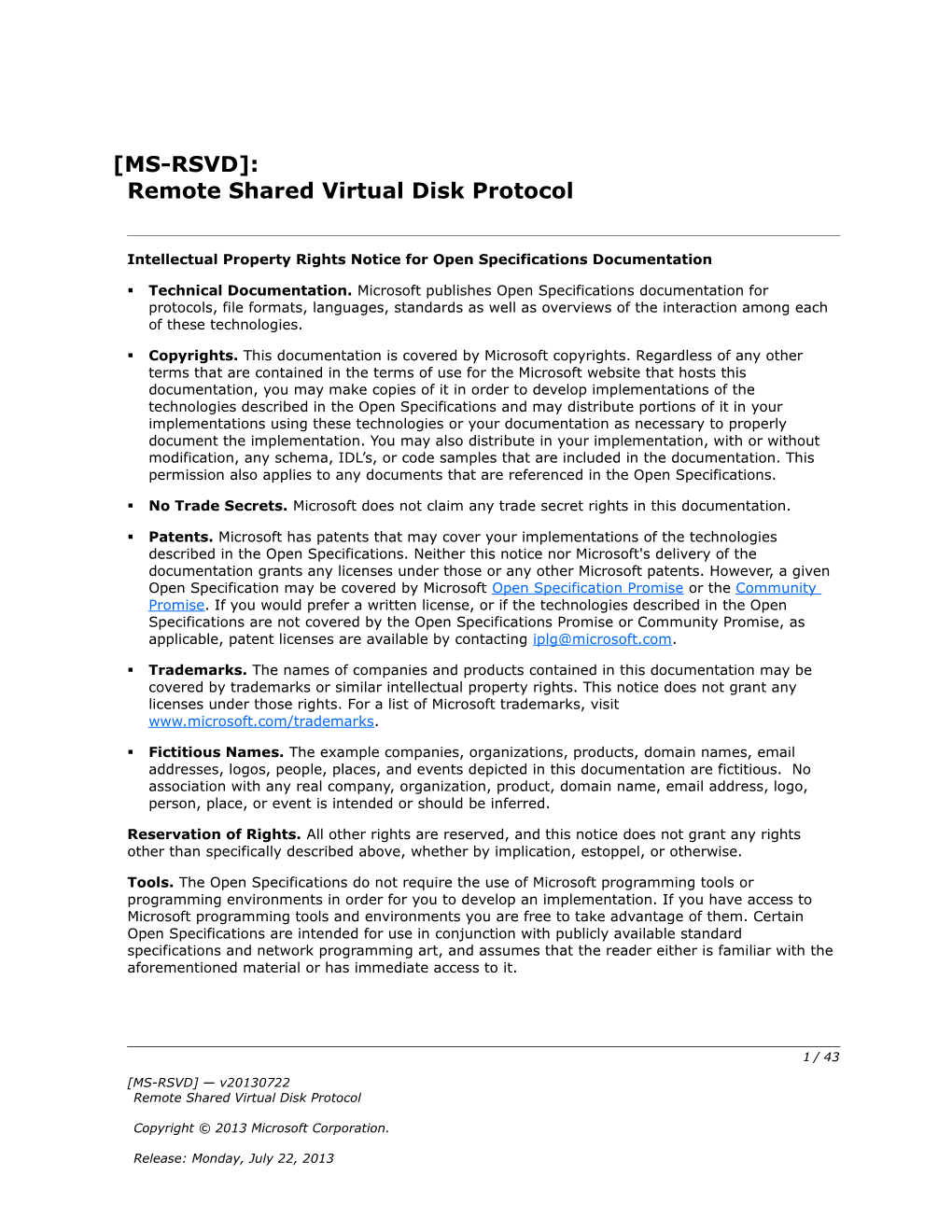 Intellectual Property Rights Notice for Open Specifications Documentation s26