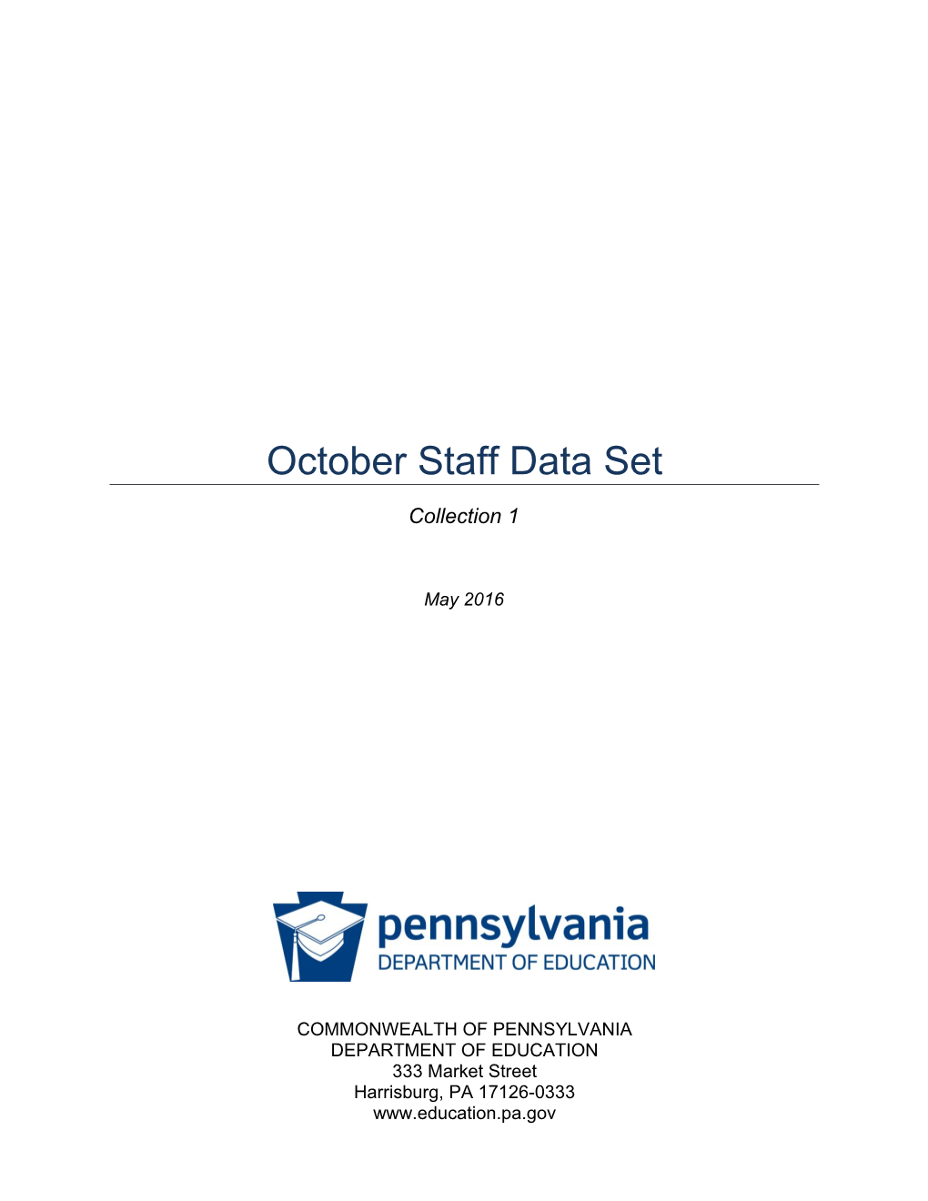 October Staff Data Set