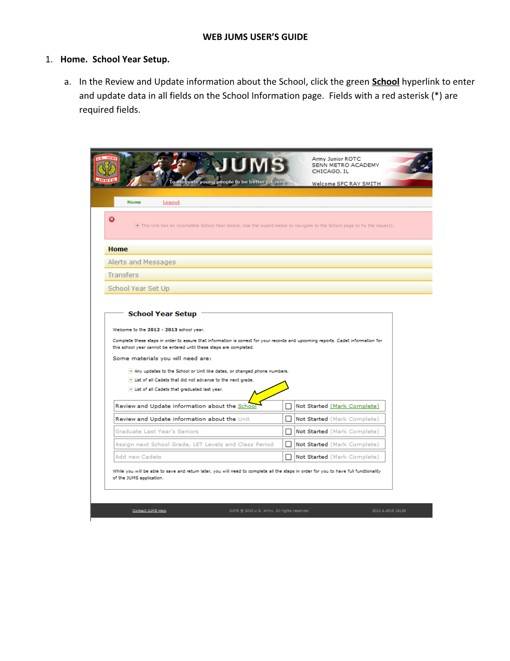 Web Jums User S Guide