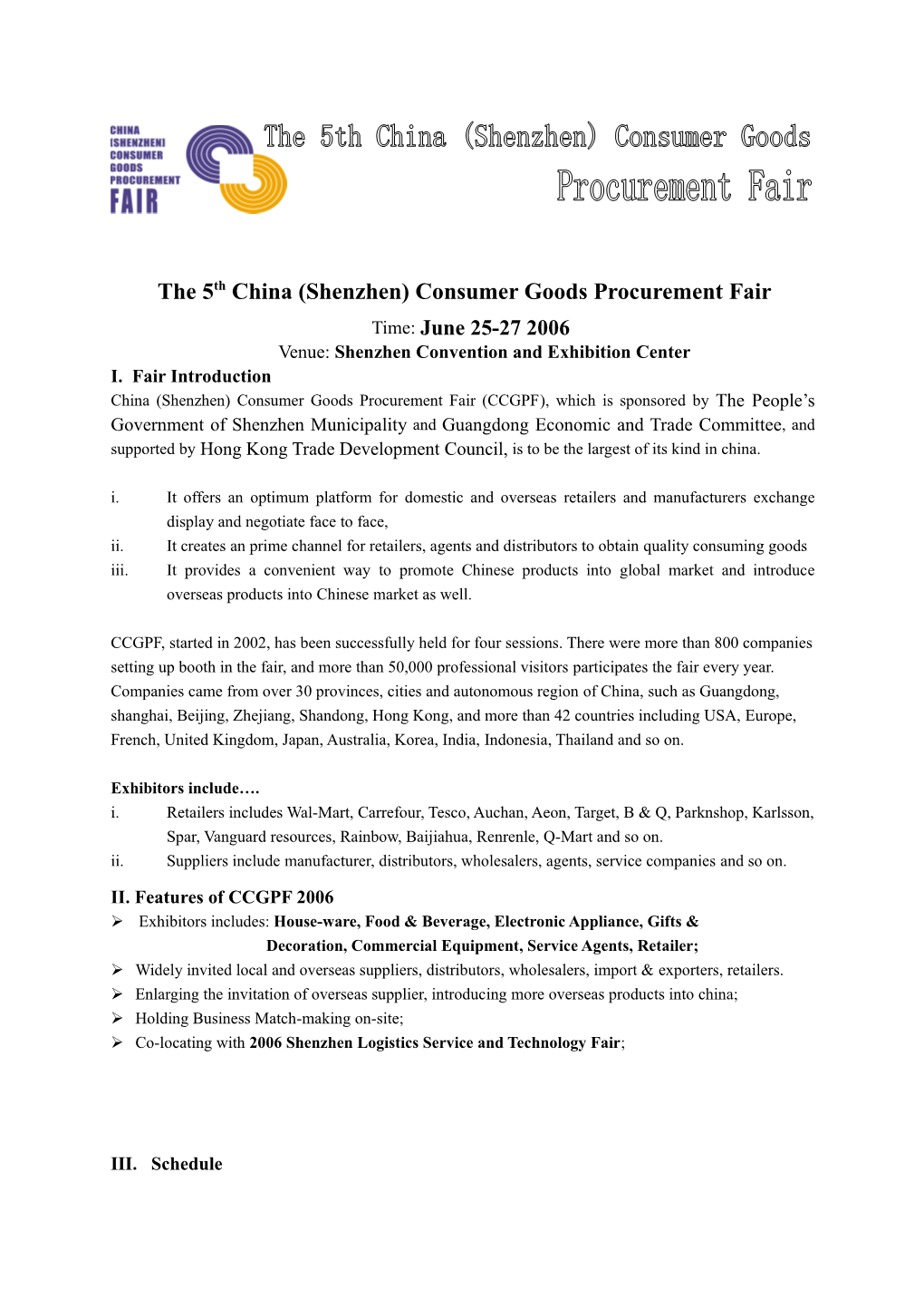 The 5Thchina (Shenzhen) Consumer Goods Procurement Fair