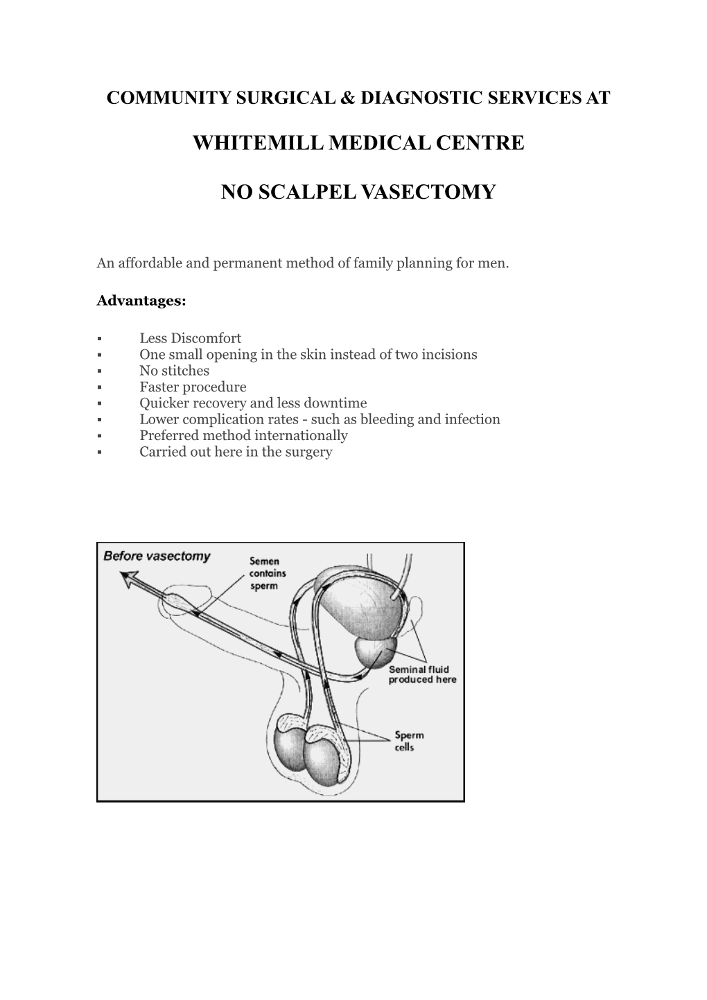 Community Surgical & Diagnostic Services At