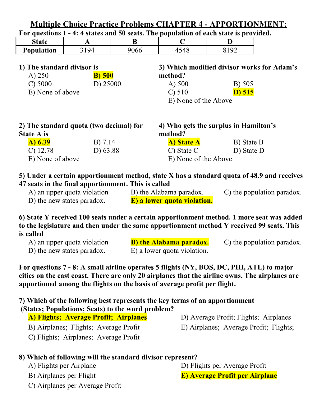 Discrete Honors Semester 1 Exam Review Guide: Chapters 1 7