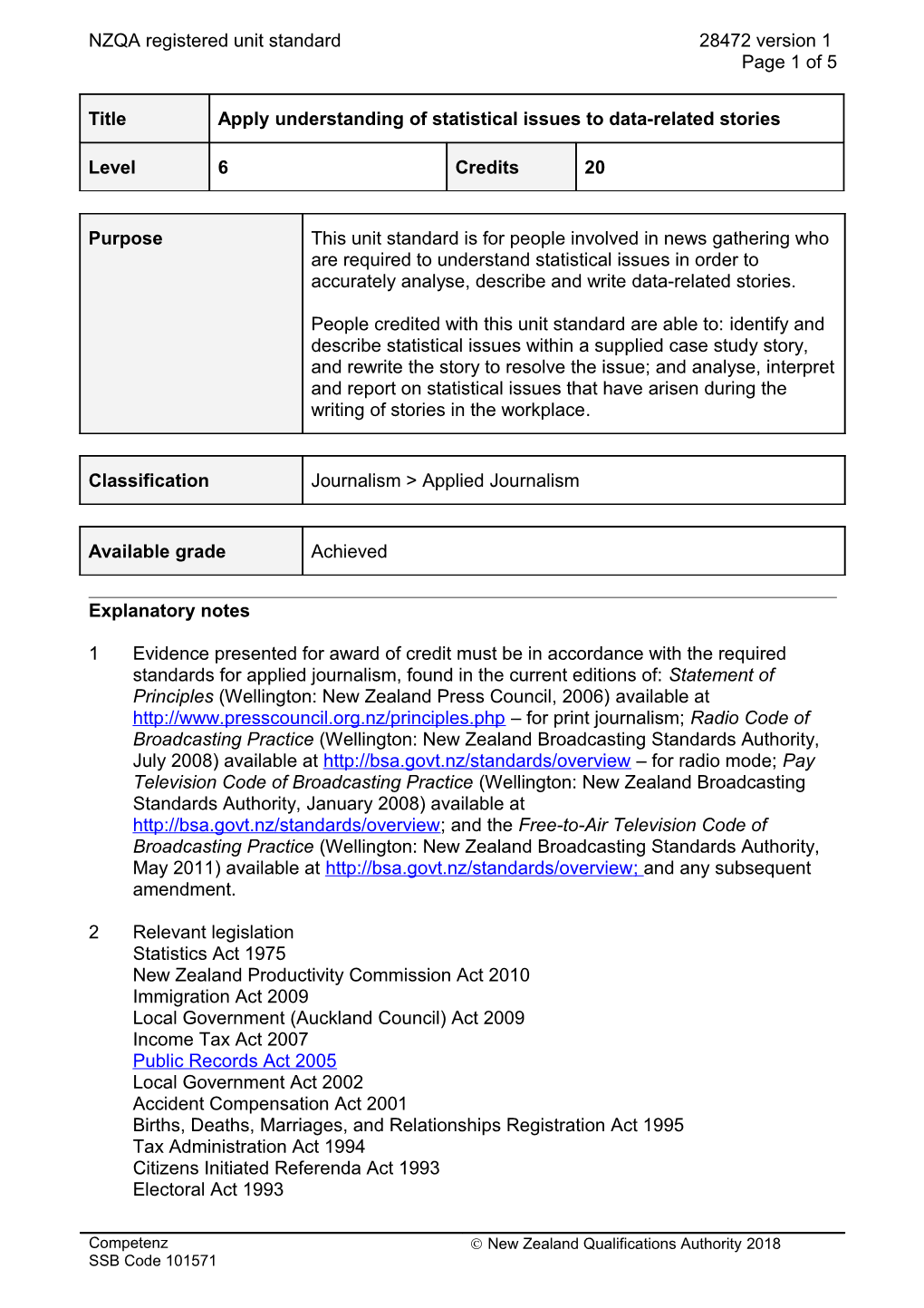 28472 Apply Understanding of Statistical Issues to Data-Related Stories