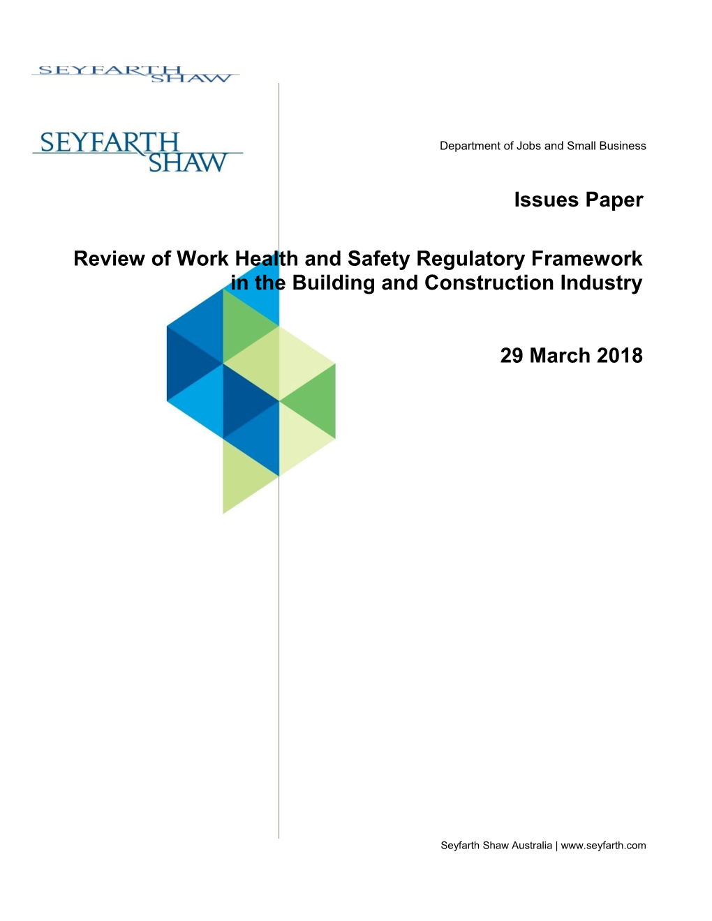 Review of Work Health and Safetyregulatoryframework in the Building and Construction Industry