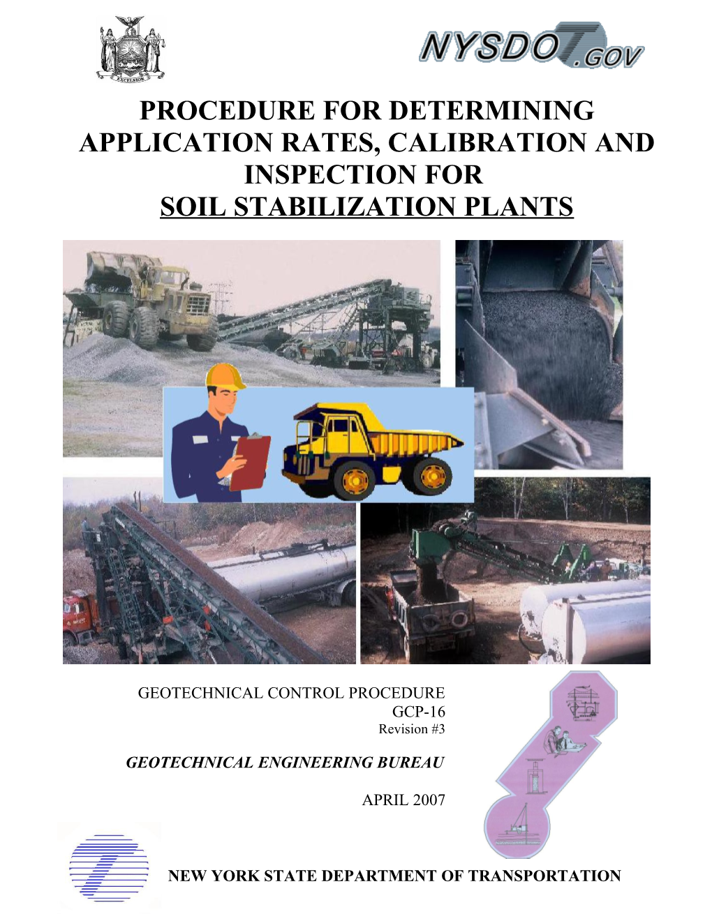Procedure for Determining Application Rates, Calibration and Inspection For