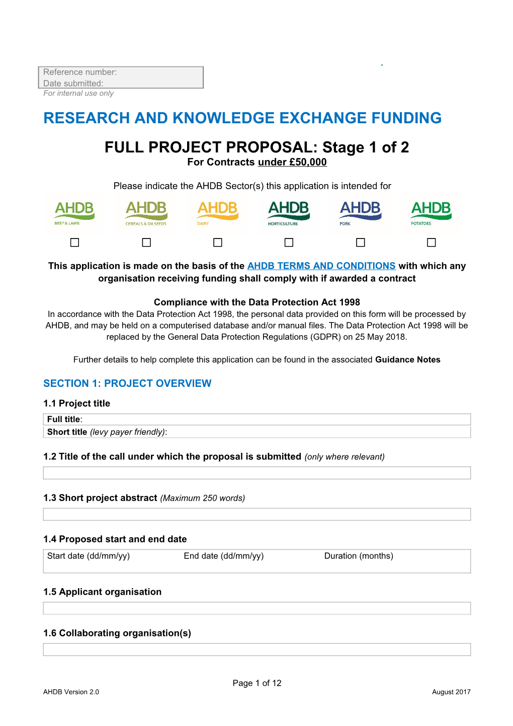 Research and Knowledge Exchangefunding