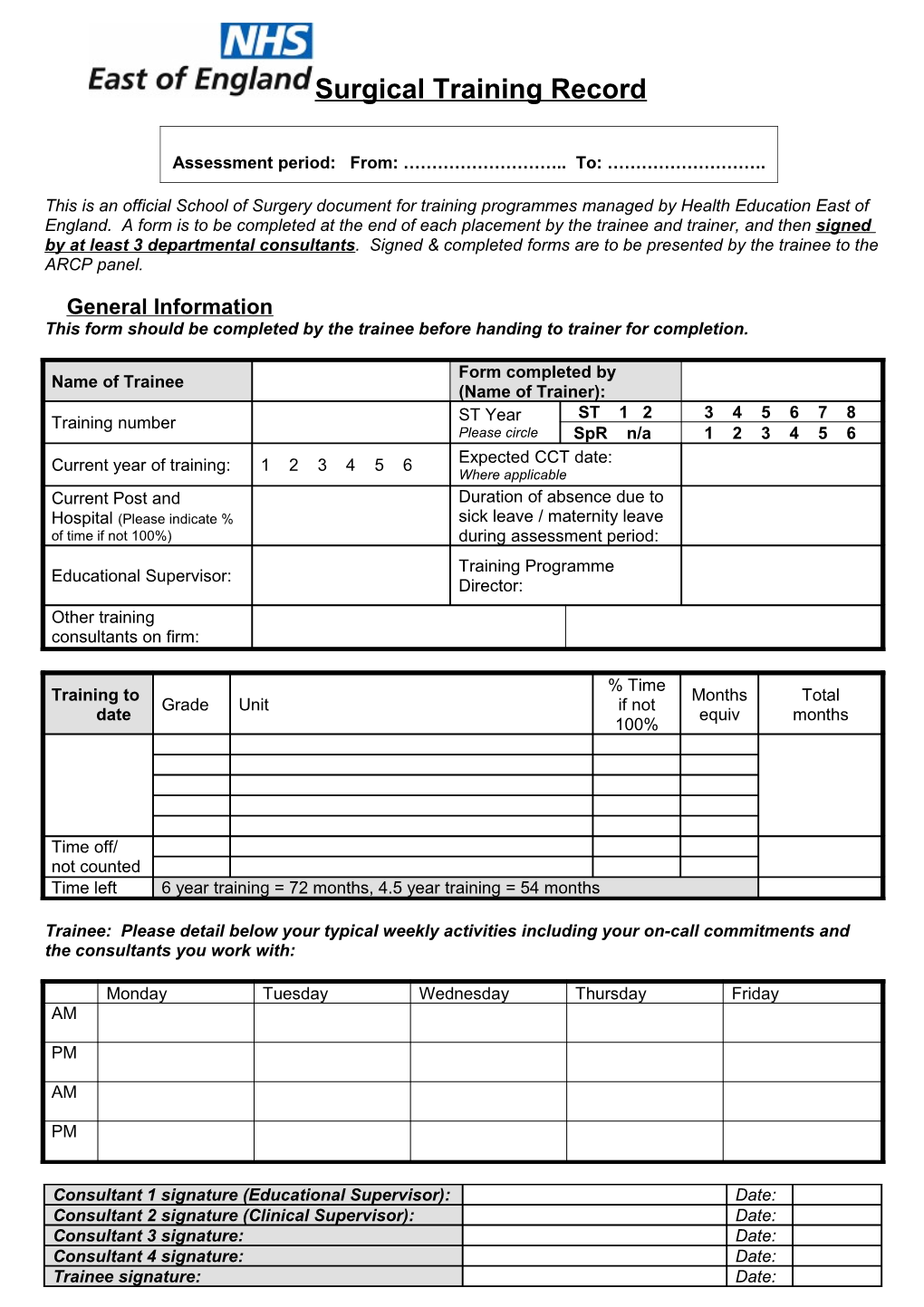 Draft Arcp/Rita Paperwork