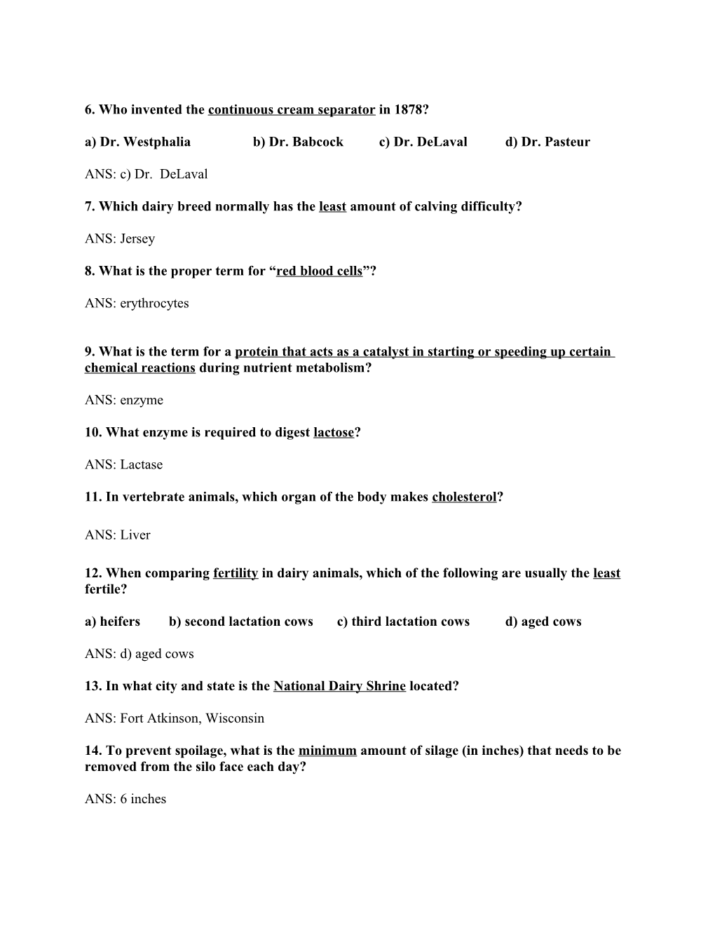 2005 Junior Dairy Quiz Bowl Questions s3