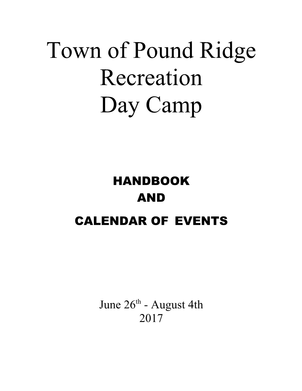 Town of Pound Ridge