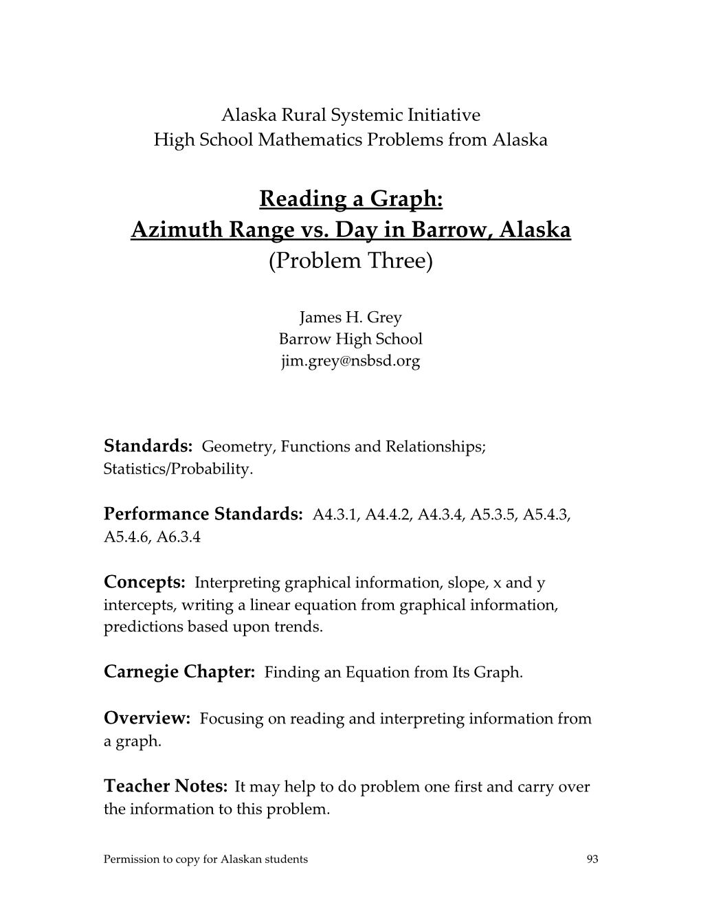 Alaska Rural Systemic Initiative