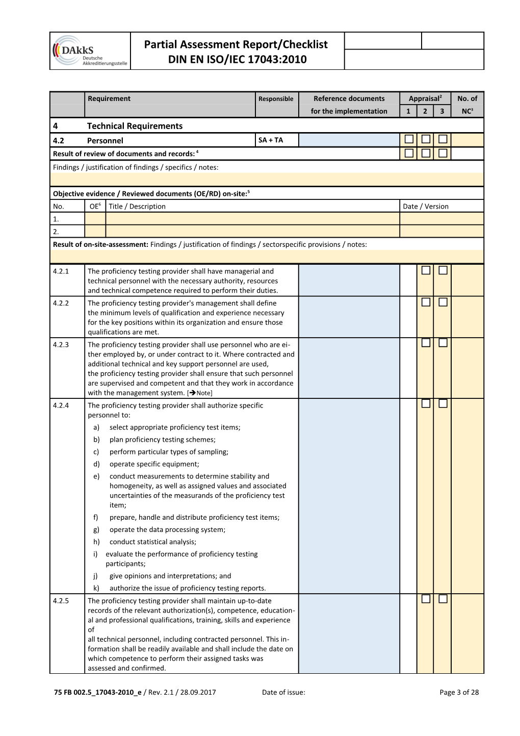 Checkliste Zur DIN EN ISO/IEC 17025 s1
