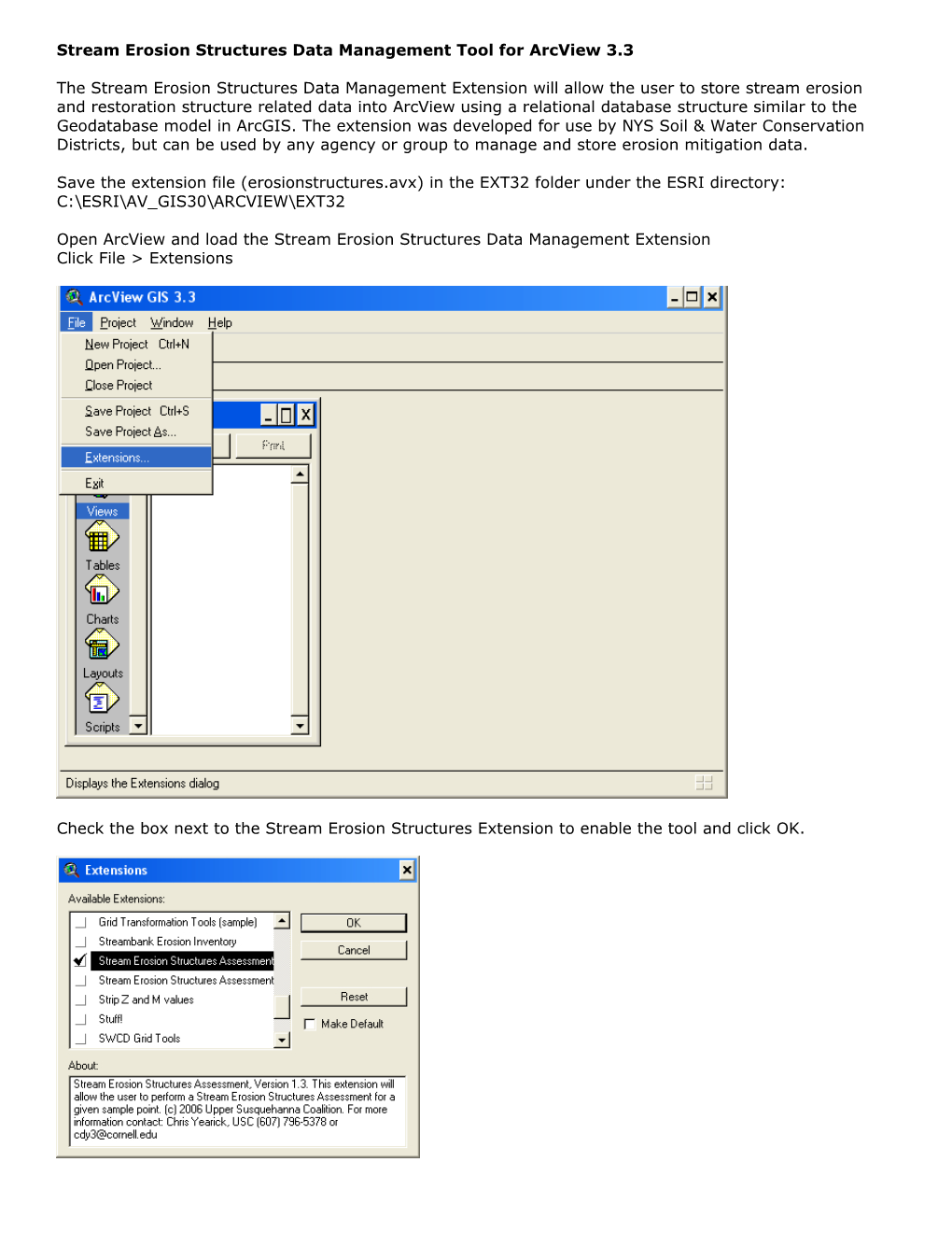 Save the Extension File (Agvalues