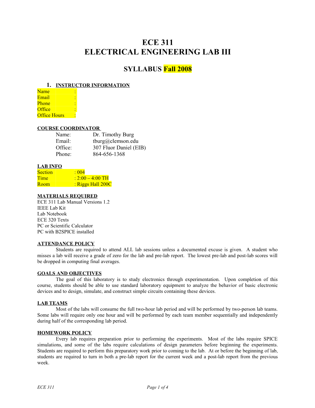 Electrical Engineering Lab Iii