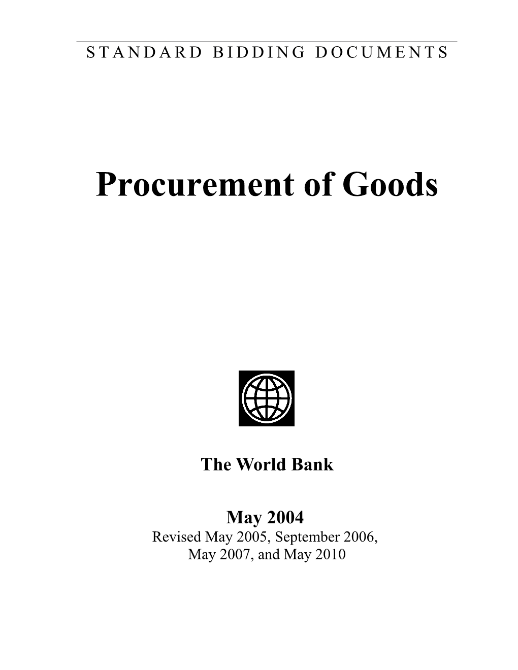 Procurement of Goods